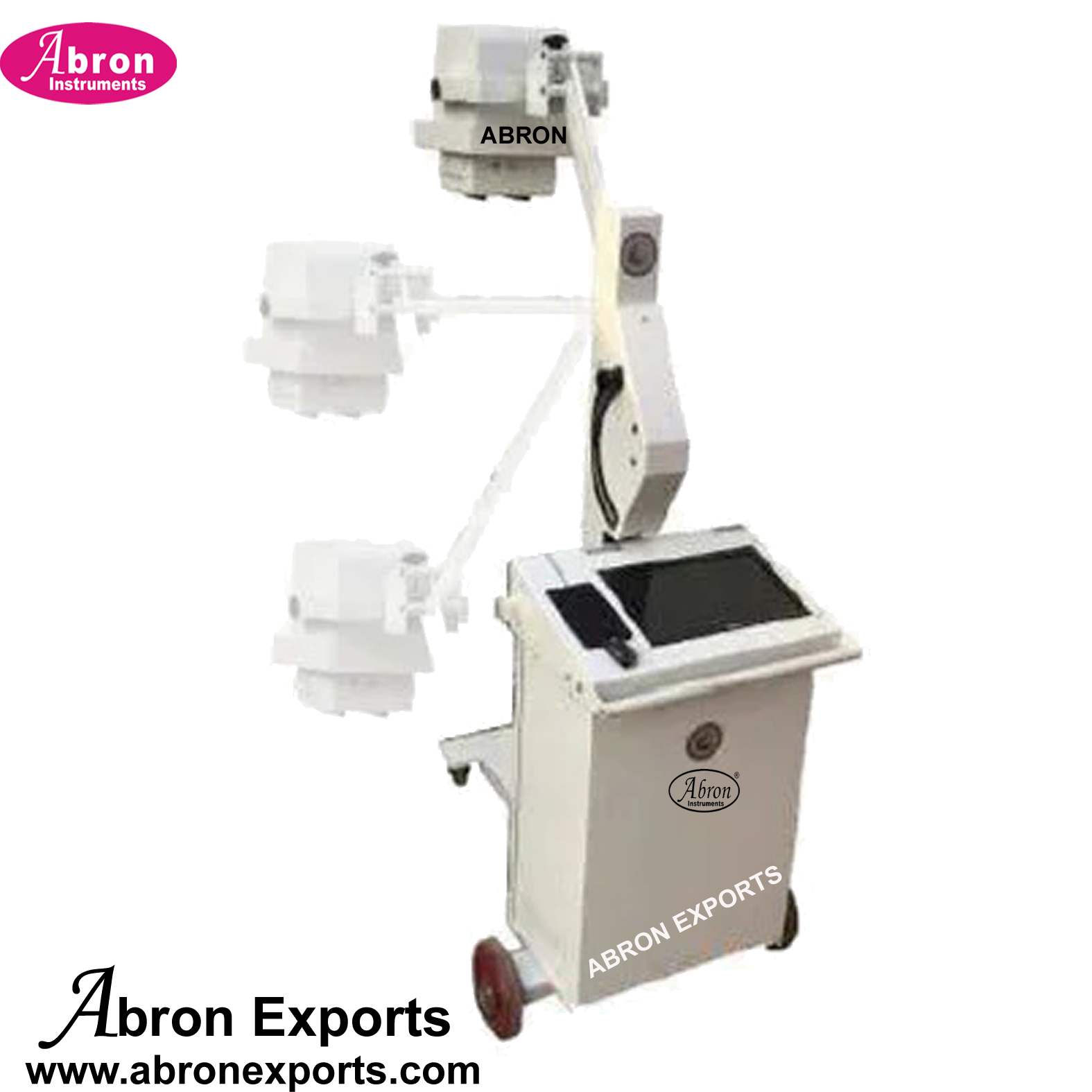 Ortho x-ray machine Mobile 80mA Adjustable Head Portable with controller and stand setup Nursing Home Hospital Abron ABM-2782M80A 